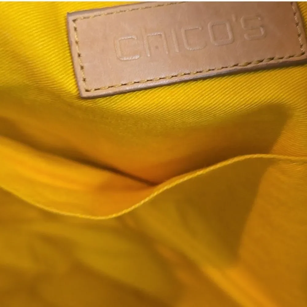 Chicos Colorful Embroidered Zippered Hand Bag - Picture 5 of 6